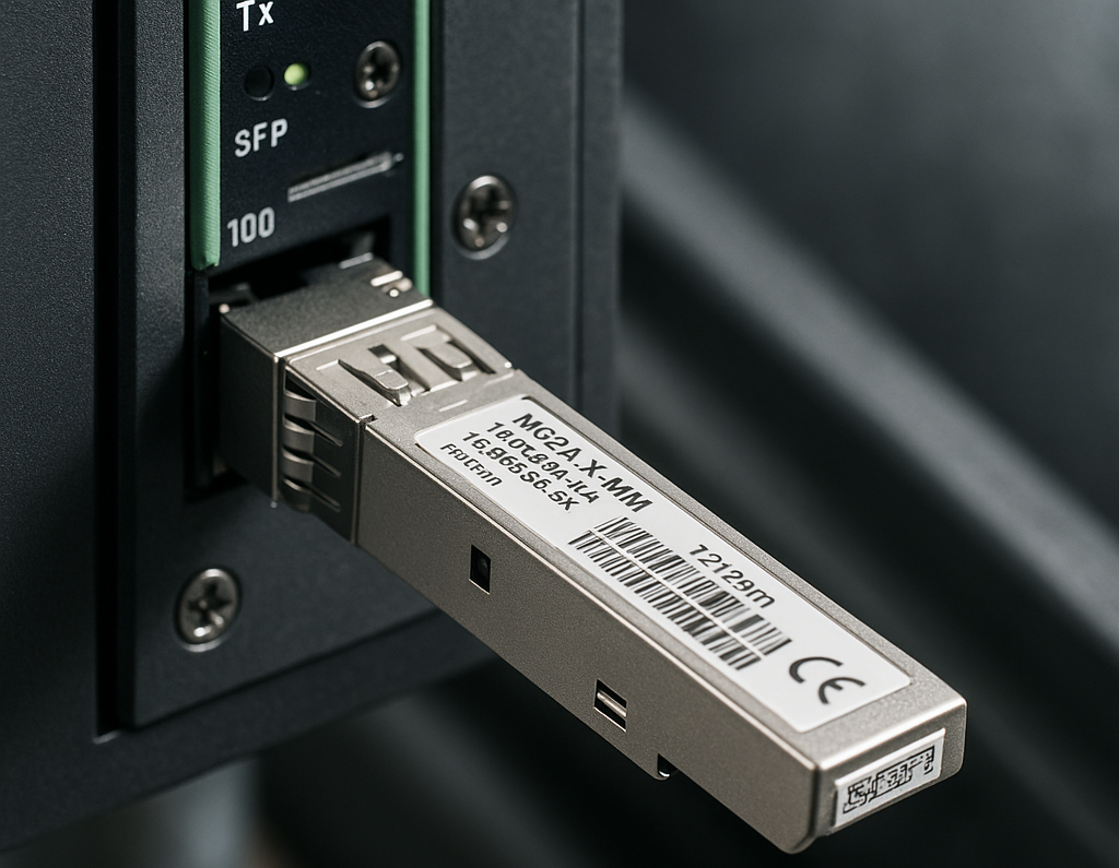 Explora-Cómo-el-Transceptor-Mini-GBIC-SFP-Protege-la-Seguridad-de-tu-Conexión-de-Fibra-Óptica Bsai Seguridad y Controles