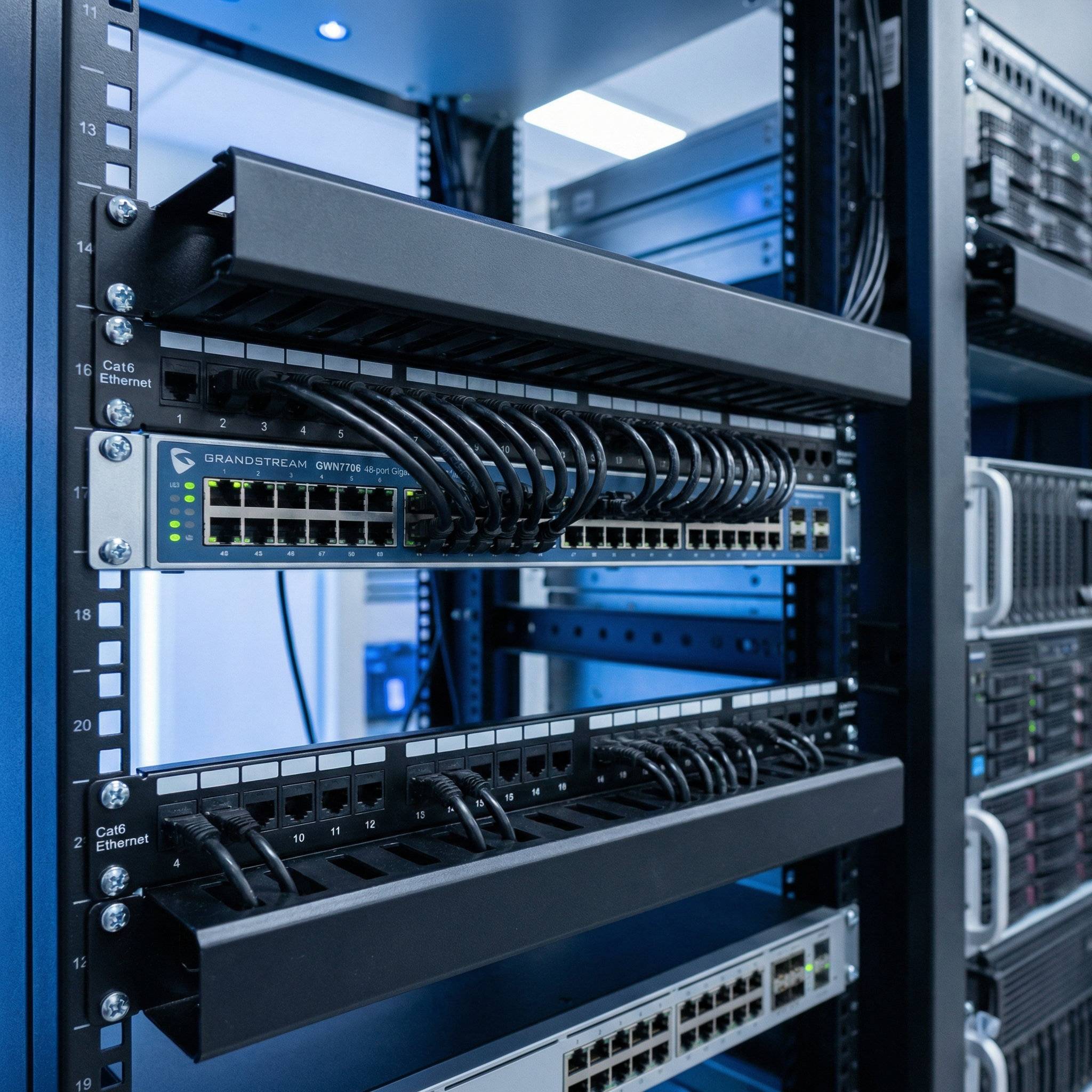 Aumenta la Seguridad de Tu Red con un Switch No Administrable de 48 Puertos para Montaje en Rack