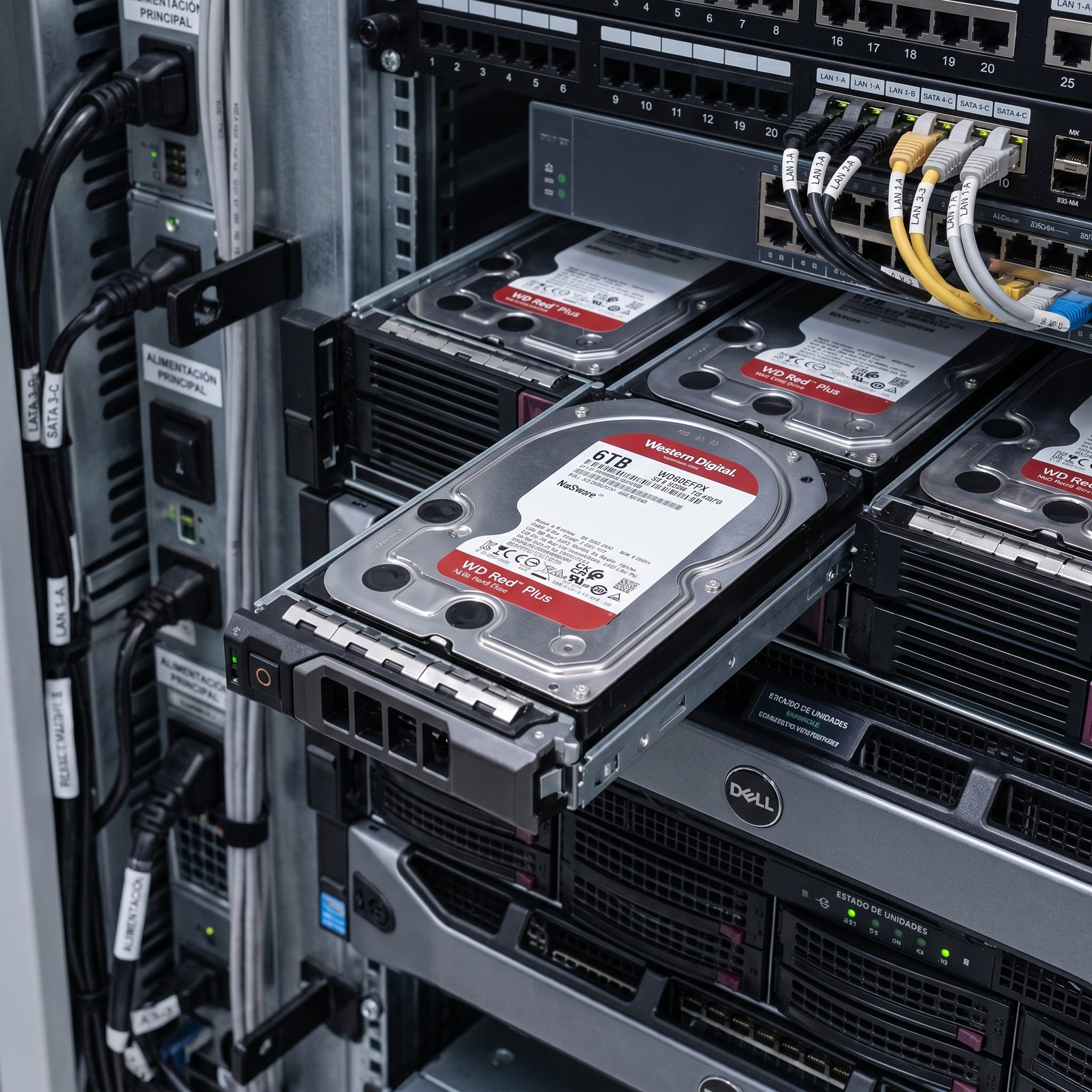 Optimiza la Seguridad de tus Datos con el Disco Duro WD Red Plus de 6TB Especial para NAS