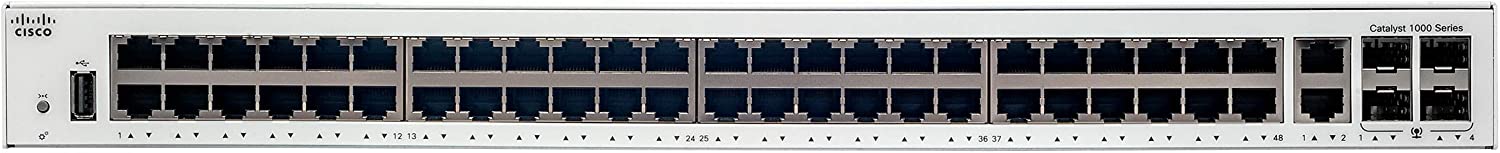 SWITCH CISCO CATALYST 1000 48 PUERTOS 10/100/1000 GIGABIT, 4 X 1 G SFP UPLINKS-Switches PoE-CISCO-NIC-3624-Bsai Seguridad & Controles