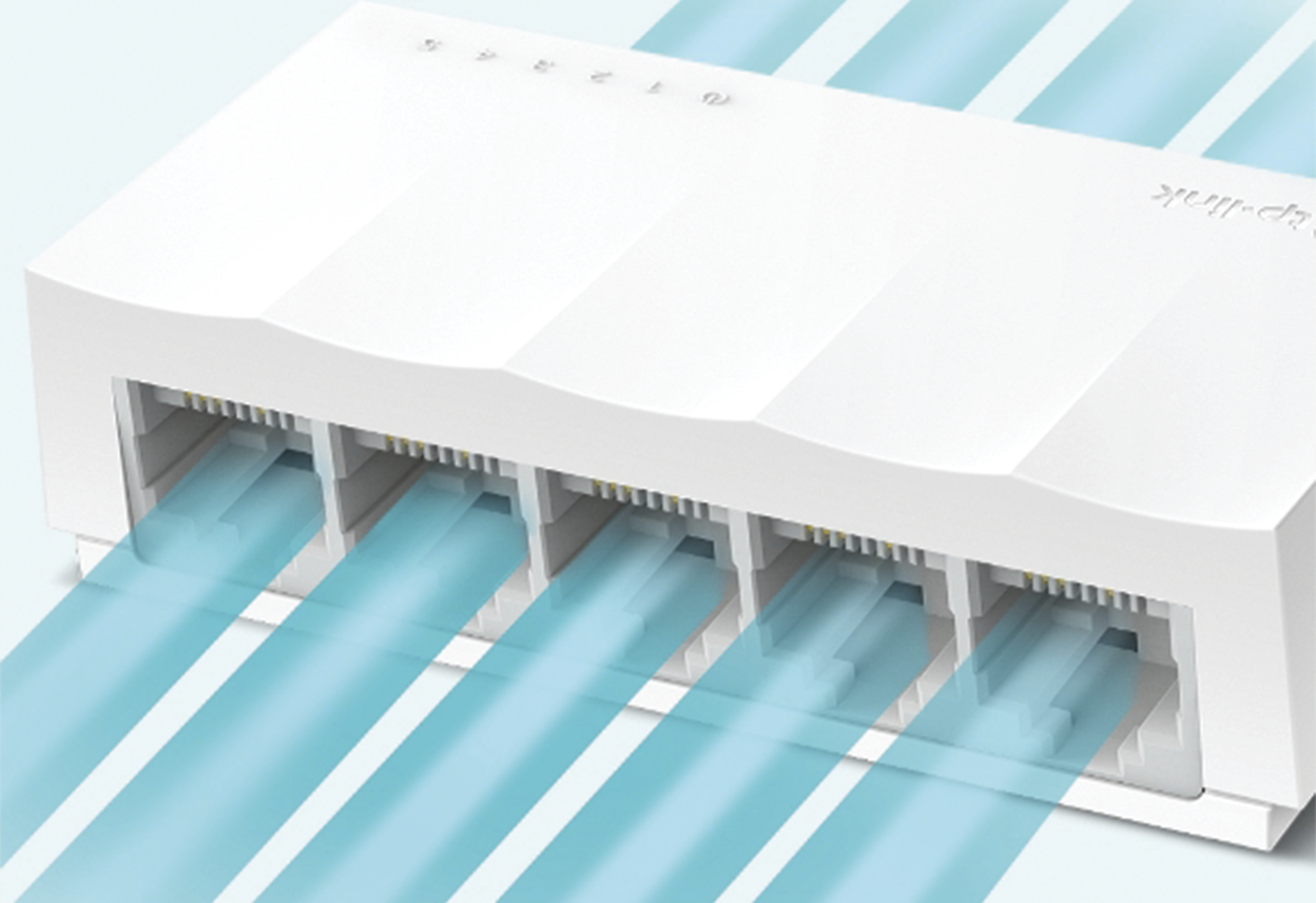 Mejora la Seguridad de Tu Oficina con el Switch de Escritorio de 5 Puertos 10100Mbps.