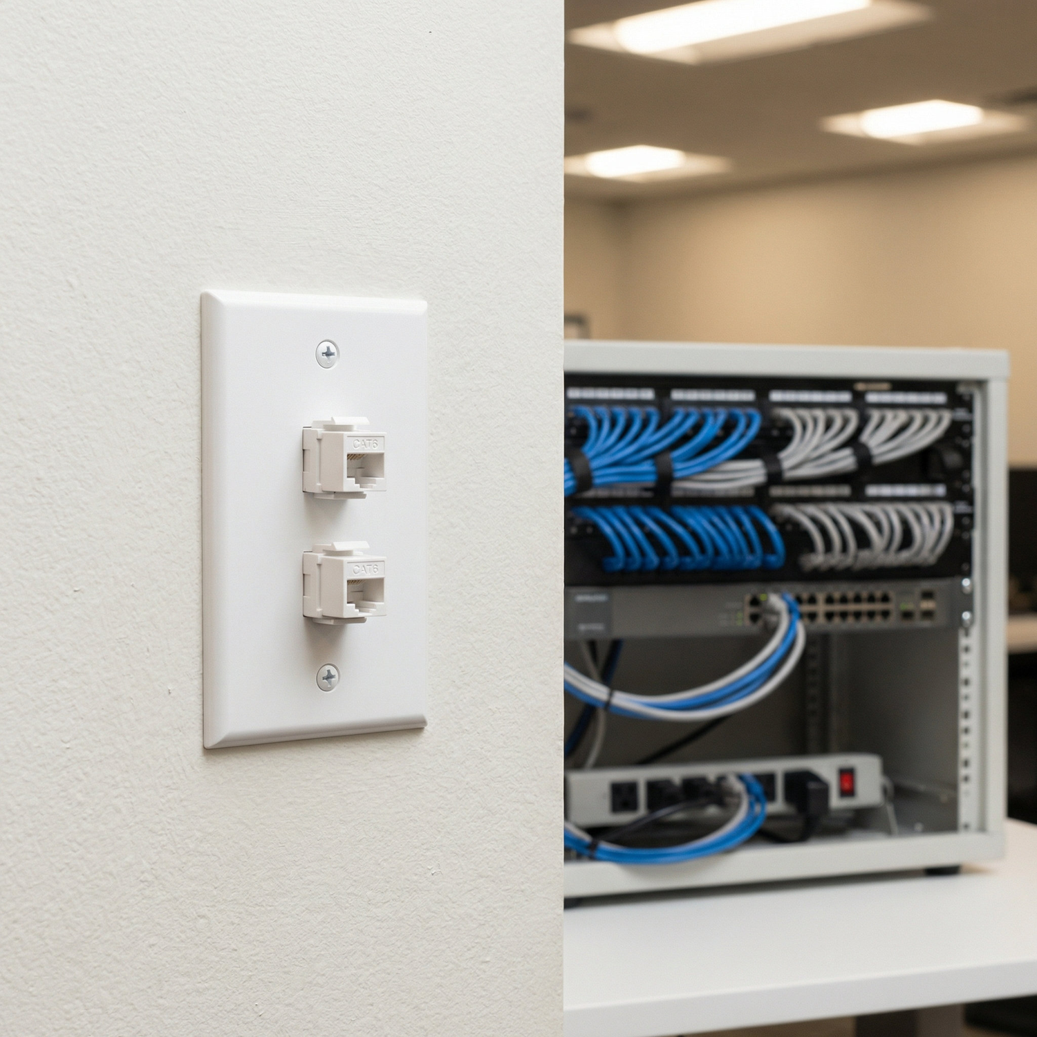 Ventajas de la Placa de Pared Belden AX102655 para Aumentar la Seguridad en Instalaciones de Red