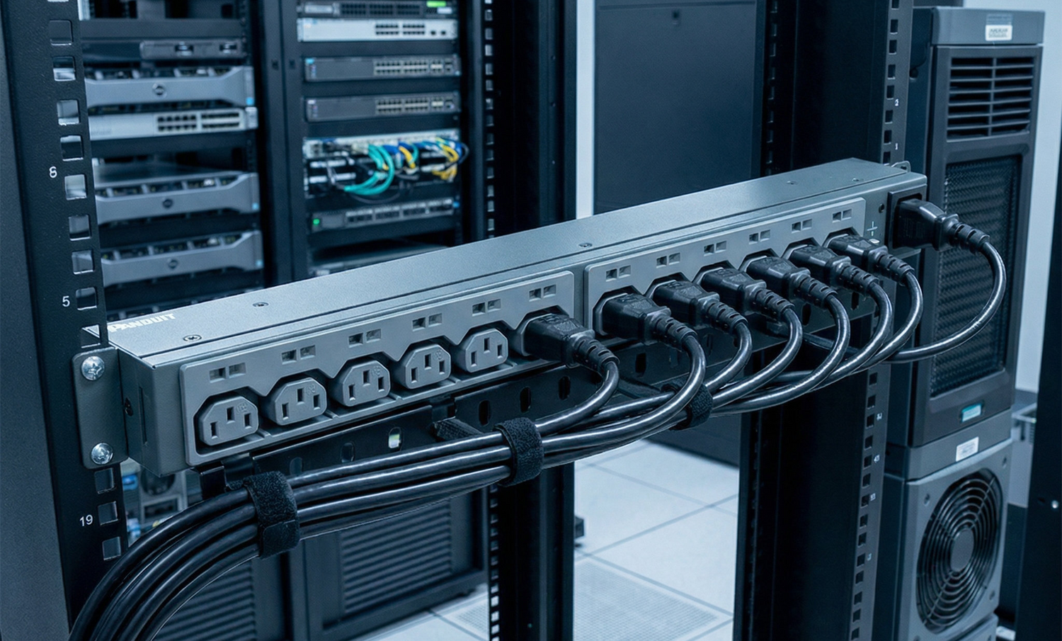 Cómo Aumentar la Seguridad Energética con el PDU para Distribución de Energía Básico de 12 Tomas en Rack 1U