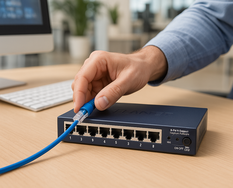 Beneficios-de-un-Switch-No-Administrable-de-8-Puertos-para-la-Seguridad-de-tu-Red-Empresarial Bsai Seguridad y Controles