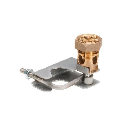 ABRAZADERA PARA TIERRA FÍSICA EN BASE DE PISO FALSO, PARA CABLES DE 6 A 1/0 AWG-Accesorios para Instalacion Tierra Fisica y Pararrayos-PANDUIT-Bsai Seguridad & Controles