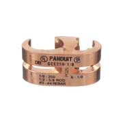 CONECTOR DE CONEXIÓN A TIERRA ESTILO "E" PARA CONDUCTOR 1/0 AWG STR – 250 KCMIL MAIN Y 6 AWG SOL – 1/0 AWG STR TAP-Calidad de la Energía-PANDUIT-Bsai Seguridad & Controles