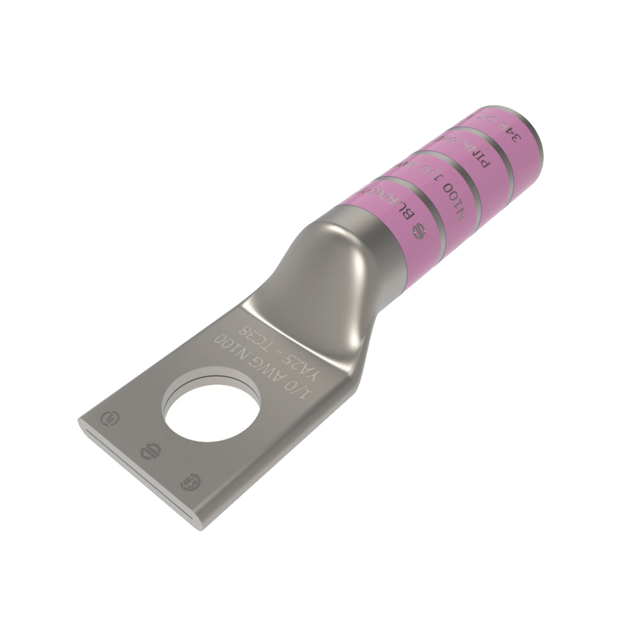 ZAPATA TERMINAL DE BARRIL LARGO PARA TORNILLO DE 5/16" Y CALIBRE 1/0 AWG.-Racks y Gabinetes-HUBBELL BURNDY-Bsai Seguridad & Controles