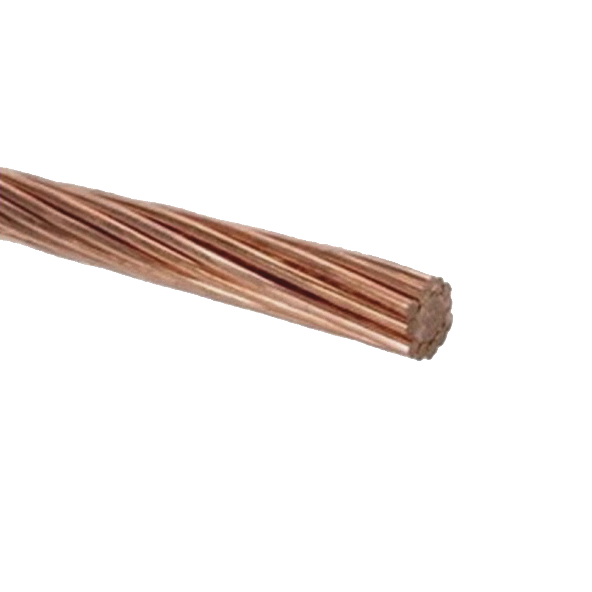 CABLE DE COBRE DESNUDO SEMIDURO 7 HILOS, CAL. 1/0 AWG, ROLLO 50 M.-Cableado-VIAKON-Bsai Seguridad & Controles