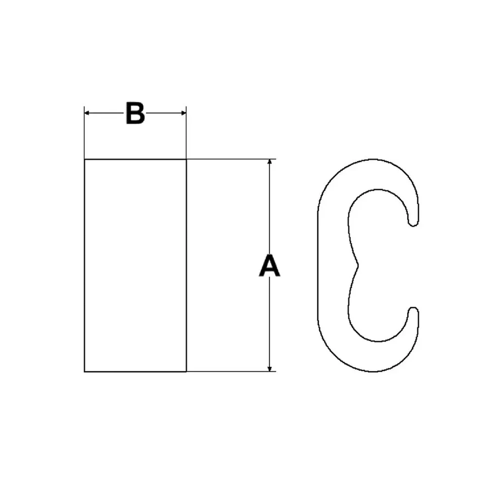 CONECTOR MECÁNICO TIPO YGHC-C, COMPRESIÓN EN FORMA C PARA CALIBRE MÍNIMO 1 TRE- 2/0 TRE Y CONDUCTOR MÁXIMO 6 SOL - 2 TRE.-Tierra Física y Pararrayos-HUBBELL-Bsai Seguridad & Controles
