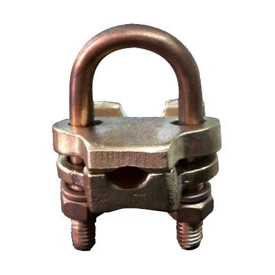 CONECTOR ANTIVANDALICO DE VARILLA 3/4" A CABLE CALIBRE 2/0 (DOBLE CERO) A 350 KCM.-Accesorios para Instalacion Tierra Fisica y Pararrayos-TOTAL GROUND-Bsai Seguridad & Controles