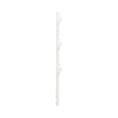 SFIRE SF-POST-3W - POSTE DE PASO / TUBO DE ACERO GALVANIZADO / DIÁMETRO 1" / LONGITUD 75 CM (2.46 FT) / 3 AISLADORES / P