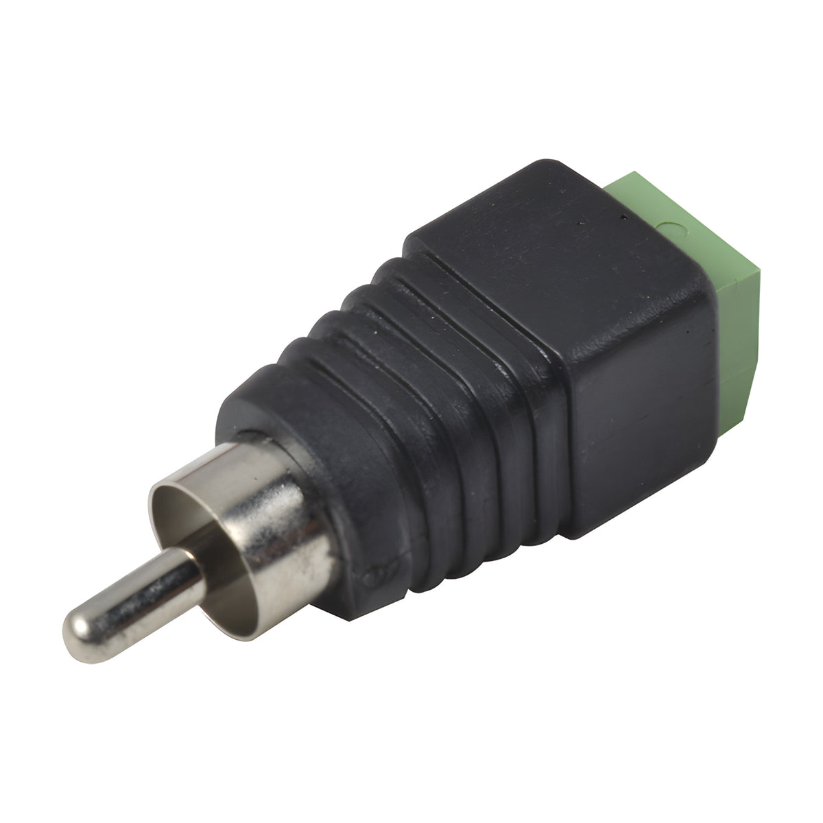 ADAPTADOR RCA MACHO / TERMINALES TIPO TORNILLO / POLARIZADO / 4.3 X 1.4 X 1.3 CM / AUDIO Y VIDEO PROFESIONAL [JR-R591]