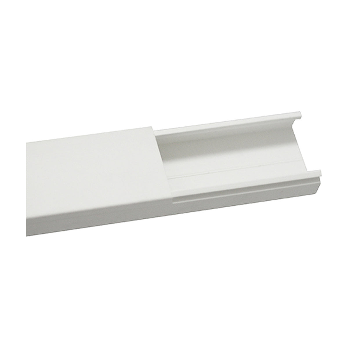 CANALETA THORSMAN TMK 1735 SIN DIVISIÓN , COLOR BLANCO, PVC, PAQUETE DE 25 PIEZAS, CADA TRAMO DE 2.5MTS. [5301-01260]