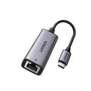 ADAPTADOR DE RED USB-C 3.1 (5 GBPS) A RJ45 /ADMITE 10/100/1000 MBPS Y 2.5G / CAJA DE ALUMINIO / LONGITUD DEL CABLE 10 CM / 1 A 1-Accesorios Generales-UGREEN-Bsai Seguridad & Controles