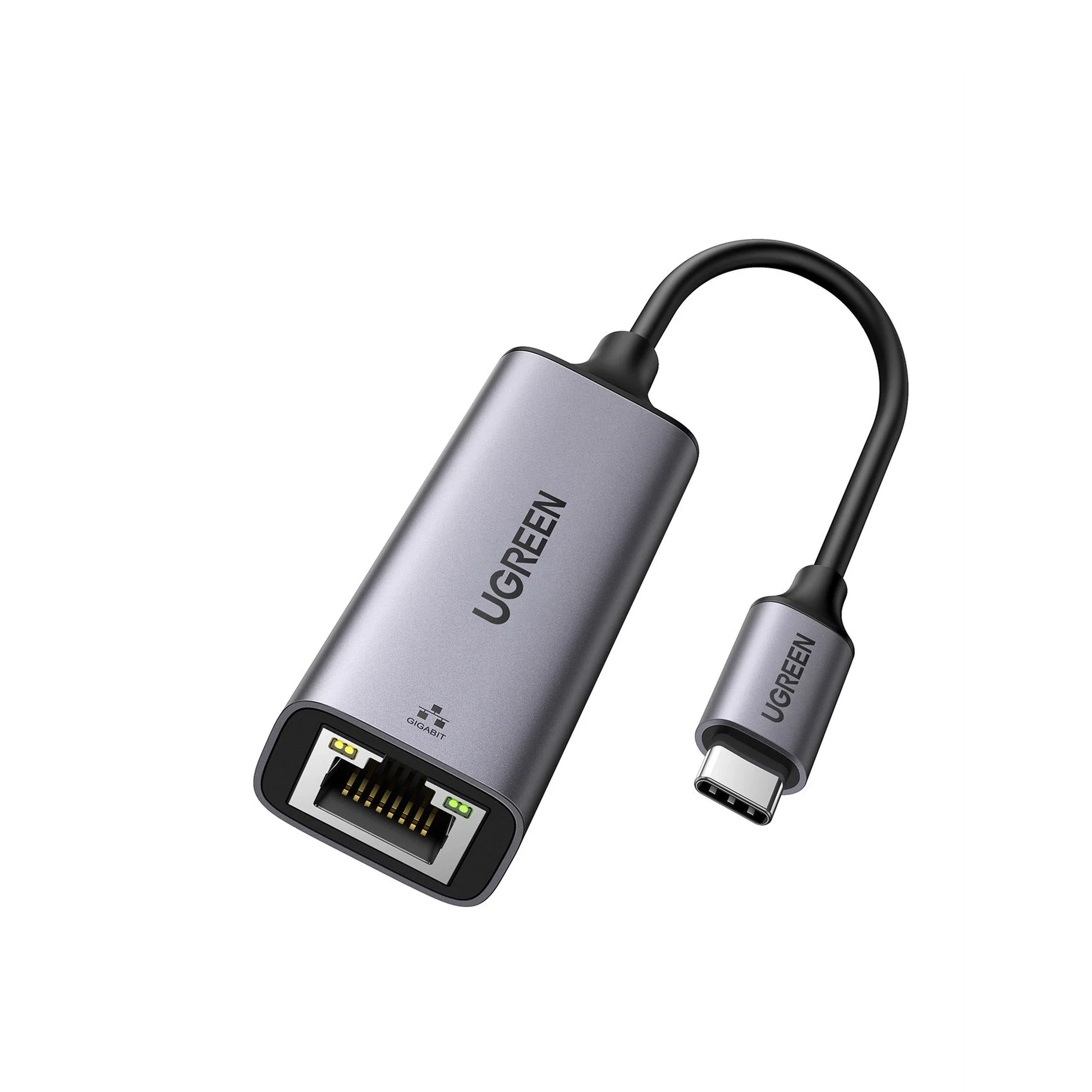 ADAPTADOR DE RED USB-C 3.1 (5 GBPS) A RJ45 /ADMITE 10/100/1000 MBPS Y 2.5G / CAJA DE ALUMINIO / LONGITUD DEL CABLE 10 CM / 1 A 1-Accesorios Generales-UGREEN-Bsai Seguridad & Controles