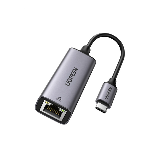 ADAPTADOR DE RED USB-C 3.1 (5 GBPS) A RJ45 /ADMITE 10/100/1000 MBPS Y 2.5G / CAJA DE ALUMINIO / LONGITUD DEL CABLE 10 CM / 1 A 1-Accesorios Generales-UGREEN-50737-Bsai Seguridad & Controles