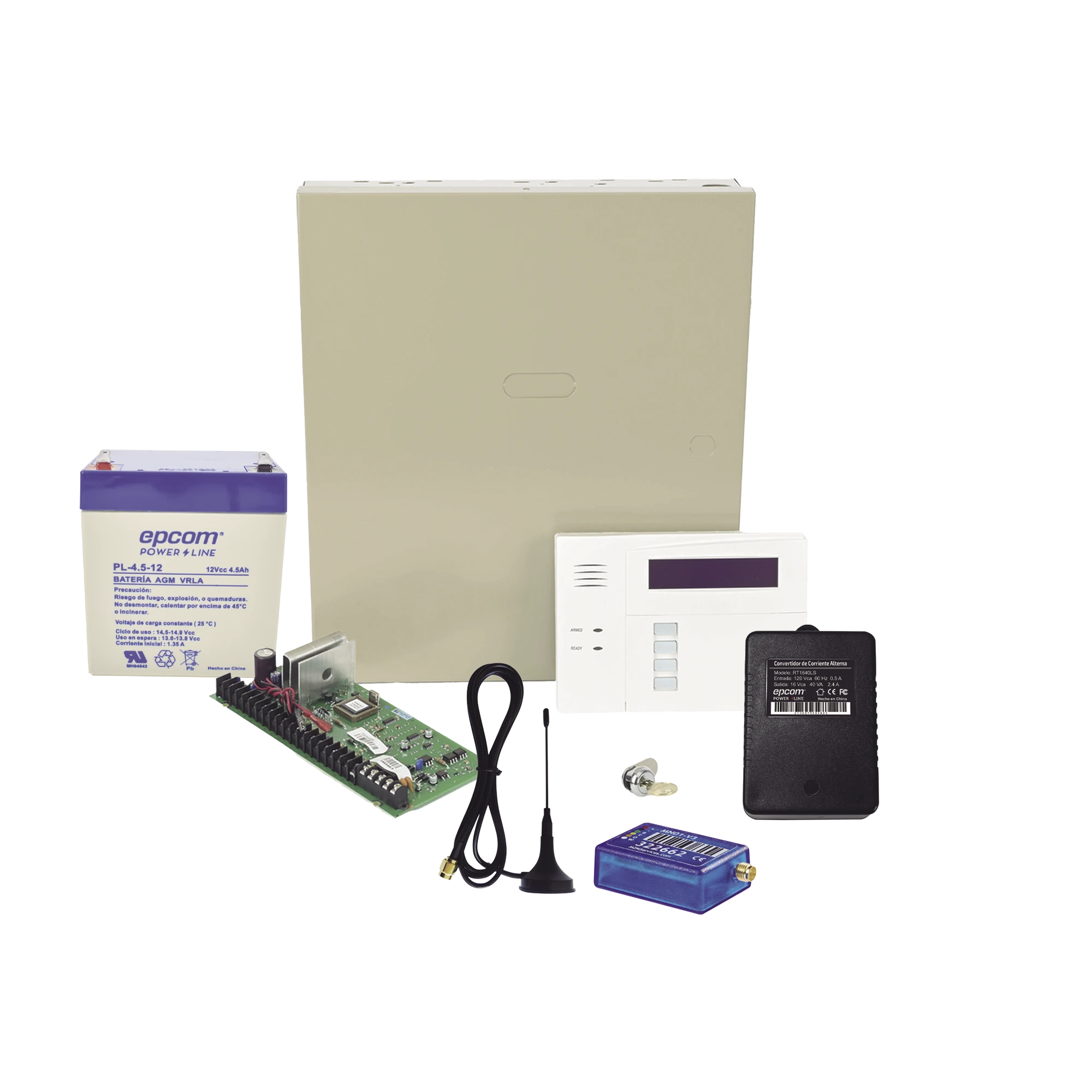 (1 AÑO DATOS ILIMITADO INCLUIDO) KIT VISTA48LA CON COMUNICADOR MINI012G, TECLADO, GABINETE Y TRANSFORMADOR-Paneles de Alarma-HONEYWELL HOME RESIDEO-Bsai Seguridad & Controles