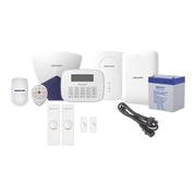 KIT PANEL DE ALARMA / 1 PANEL HÍBRIDO / 1 MONITOR LCD / 1 EXPANSOR DE ZONAS / 2 CONTACTOS MAGNÉTICOS / 1 PIR / 1 CONTROL REMOTO / 1 CABLE DE ALIMENTACIÓN / 1 SIRENA / 1 BATERIA DE 12VCC 4.5 AMP-Alarmas-HIKVISION-Bsai Seguridad & Controles