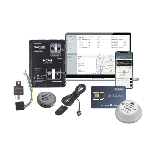 KIT DE LOCALIZADOR 4G LTE / 1 BLUEPUCKMAGKIT + 1 MICSIM25GPS Y DATOS POR 1 AÑO + 1 EPCOMGPSMENSUAL + RELAY + BOTÓN SOS-IoT, GPS y Telemática-RUPTELA-HCV5KITMAG2-Bsai Seguridad & Controles