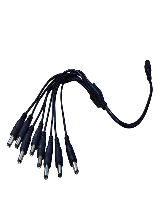 SAXXON PSUWB10 - DIVISOR DE ENERGIA / TIPO PULPO / 8 CONECTORES MACHO / 2.1 MM / 1 CONECTOR HEMBRA-Divisores de Energía-SAXXON-TVN017010-Bsai Seguridad & Controles