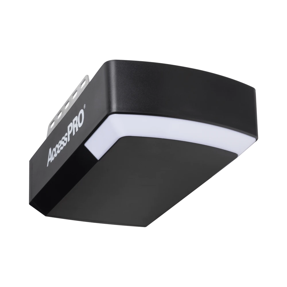 KIT PUERTAS GARAGE / 1/2HP / FUERTE / SILENCIOSO / RESPALDO BATERÍA / RIEL 3 MTS SECCIONES TIPO "C" / 2 CONTROLES INALÁMBRICOS VISERA / 1 CONTROL INALÁMBRICO PARED-Acceso Vehicular-ACCESS PRO-Bsai Seguridad & Controles