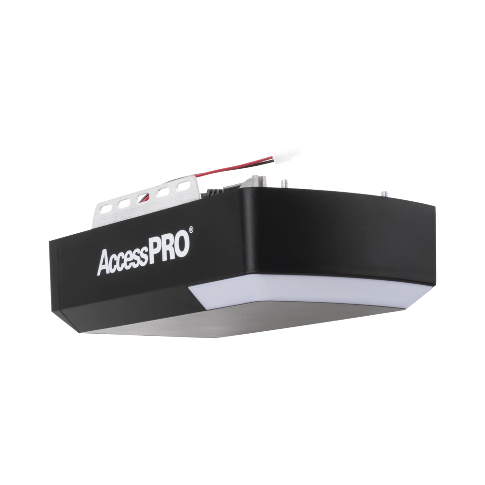 KIT PUERTAS GARAGE / 1/2HP / FUERTE / SILENCIOSO / RESPALDO BATERÍA / RIEL 3 MTS SECCIONES TIPO "C" / 2 CONTROLES INALÁMBRICOS VISERA / 1 CONTROL INALÁMBRICO PARED-Acceso Vehicular-ACCESS PRO-Bsai Seguridad & Controles