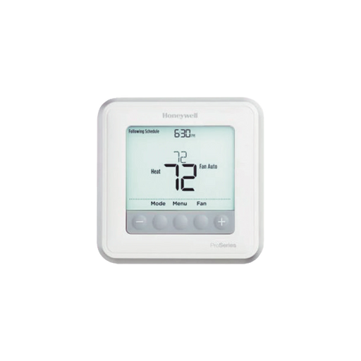 TERMOSTATO PROGRAMABLE T6 PRO CON ETAPAS DE HASTA 2 BOMBAS DE CALOR DE CALOR/1 FRÍO O SISTEMAS CONVENCIONALES DE 1 CALOR/1 FRÍO-Climatización / Refrigeración-HONEYWELL HOME RESIDEO-TH6210U2001/U-Bsai Seguridad & Controles