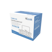 KIT TURBOHD 720P / DVR 4 CANALES / 4 CÁMARAS BALA DE POLICARBONATO / 4 CABLES 18 MTS / 1 FUENTE DE PODER PROFESIONAL-Kits Sistemas Completos-HILOOK BY HIKVISION-Bsai Seguridad & Controles