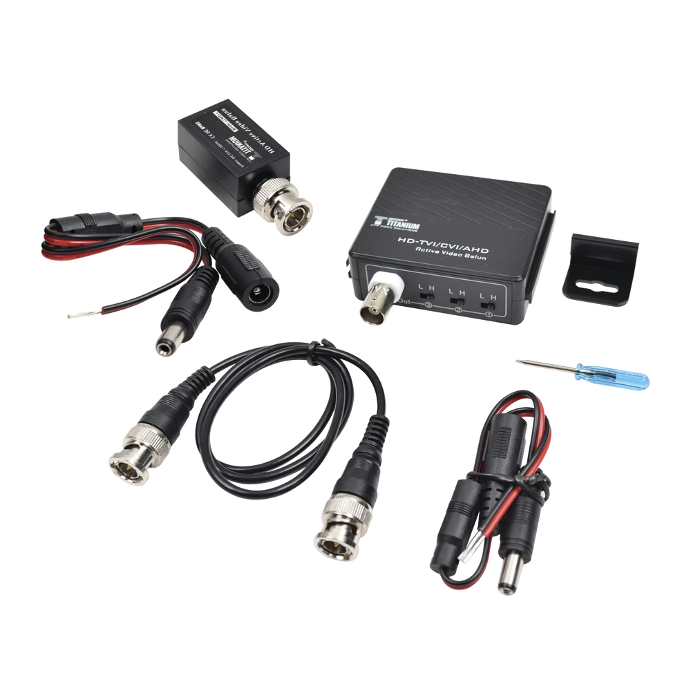 KIT DE LARGO ALCANCE DE 400 METROS TVI COMPUESTO POR TT4501T + TT4501R / ACTIVO+ACTIVO / COMPATIBLE 5/3/2/1 MEGAPIXEL-Accesorios Videovigilancia-EPCOM TITANIUM-Bsai Seguridad & Controles