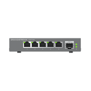 SWITCHES DE RED MULTI-GIGABIT DE 2.5G NO ADMINISTRABLE / 5 PUERTOS RJ45 DE 100/1000/2500MBPS / 1 PUERTO DE FIBRA SFP+-Networking-GRANDSTREAM-Bsai Seguridad & Controles