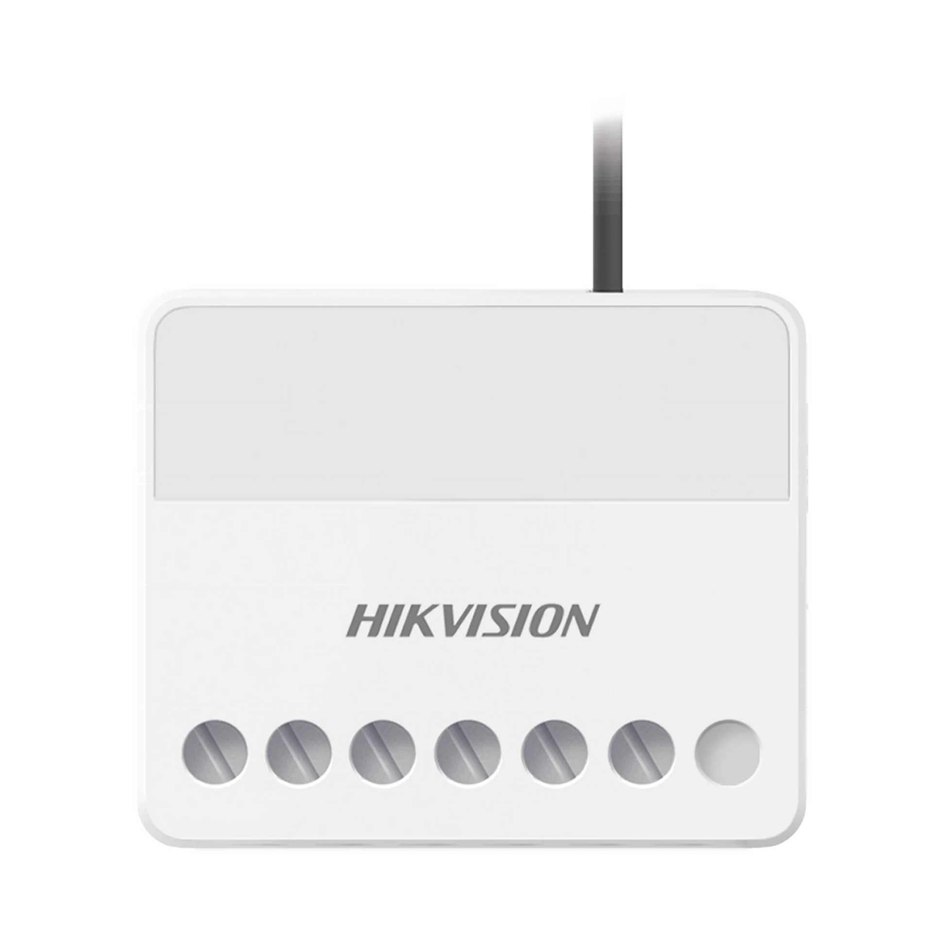 (AX PRO) RELEVADOR INALÁMBRICO / 1 ENTRADA DE ALARMA 24/7 / 1 SALIDA DE RELEVADOR 0 A 36 VCD (MAX. 5 A)-Modulos de Expansion-HIKVISION-Bsai Seguridad & Controles