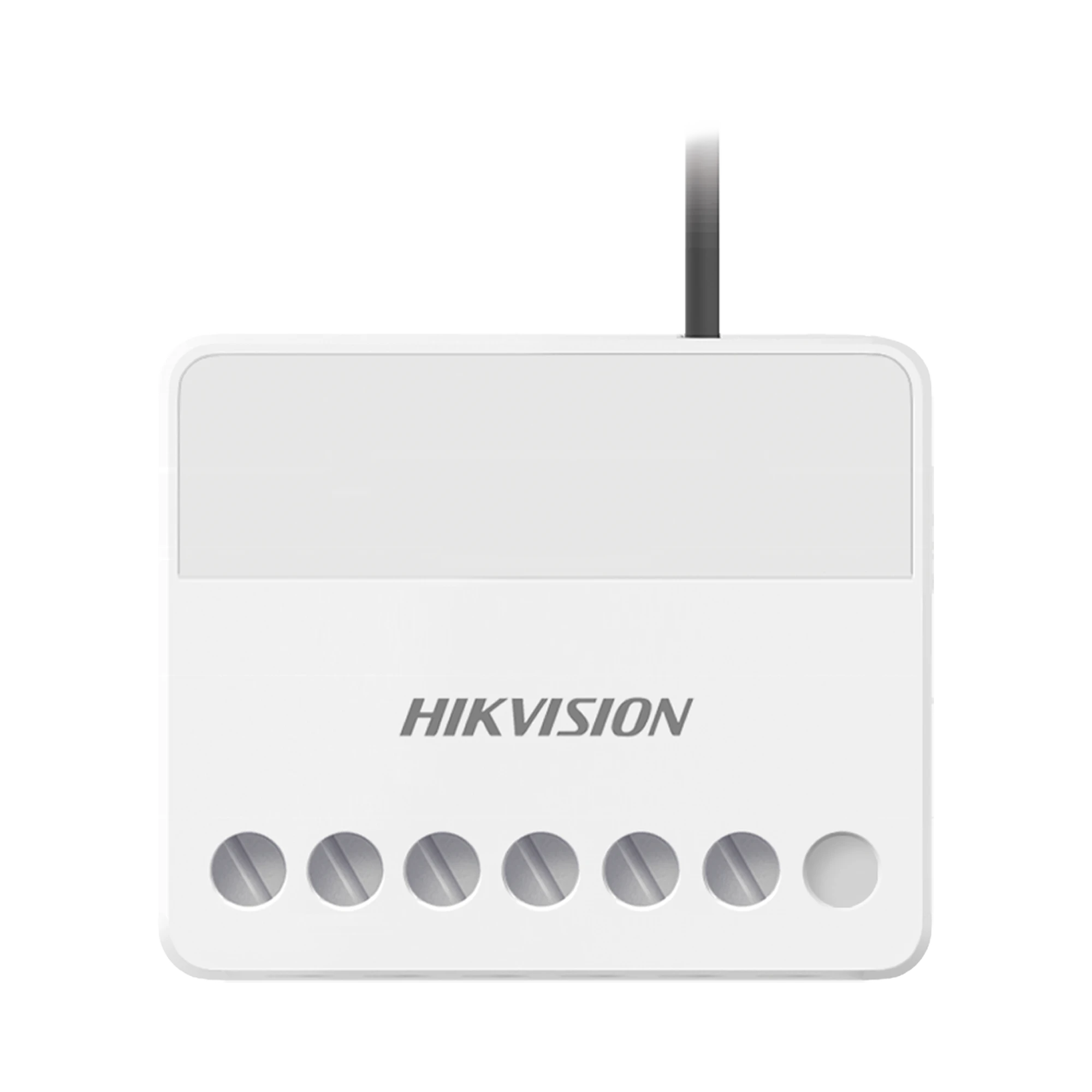 (AX PRO) RELEVADOR INALÁMBRICO / 1 ENTRADA DE ALARMA 24/7 / 1 SALIDA DE RELEVADOR 0 A 36 VCD (MAX. 5 A)-Modulos de Expansion-HIKVISION-Bsai Seguridad & Controles