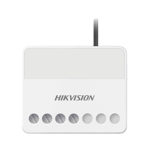 (AX PRO) INTERRUPTOR INALÁMBRICO / 1 SALIDA DE RELEVADOR DE 100 A 240 VCA (MAX. 13A)-Automatizacion - Casa Inteligente-HIKVISION-DS-PM1-O1H-WB-Bsai Seguridad & Controles