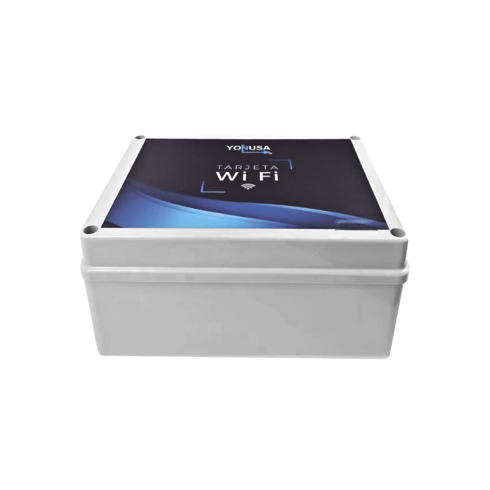 MODULO WIFI LITE CON GABINETE PARA USO EN ENERGIZADORES YONUSA / APLICACIÓN SIN COSTO / BOTÓN DE PÁNICO/ 1 SALIDA PROPÓSITO GENERAL-Cercas Eléctricas-YONUSA-Bsai Seguridad & Controles