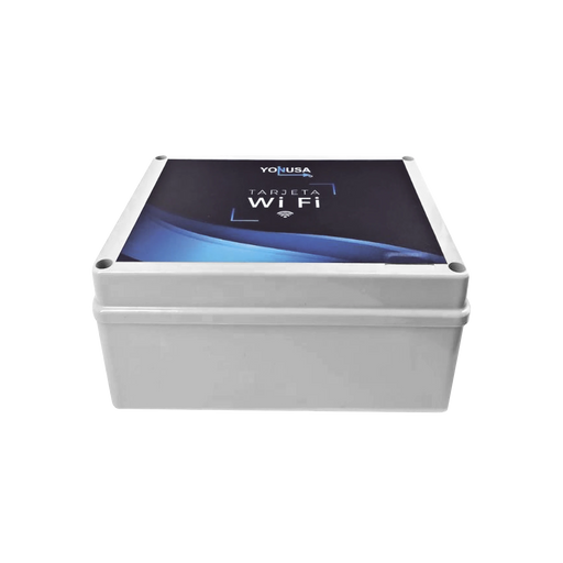 MODULO WIFI LITE CON GABINETE PARA USO EN ENERGIZADORES YONUSA / APLICACIÓN SIN COSTO / BOTÓN DE PÁNICO/ 1 SALIDA PROPÓSITO GENERAL-Cercas Eléctricas-YONUSA-TARJET-WIFI-LITE-Bsai Seguridad & Controles