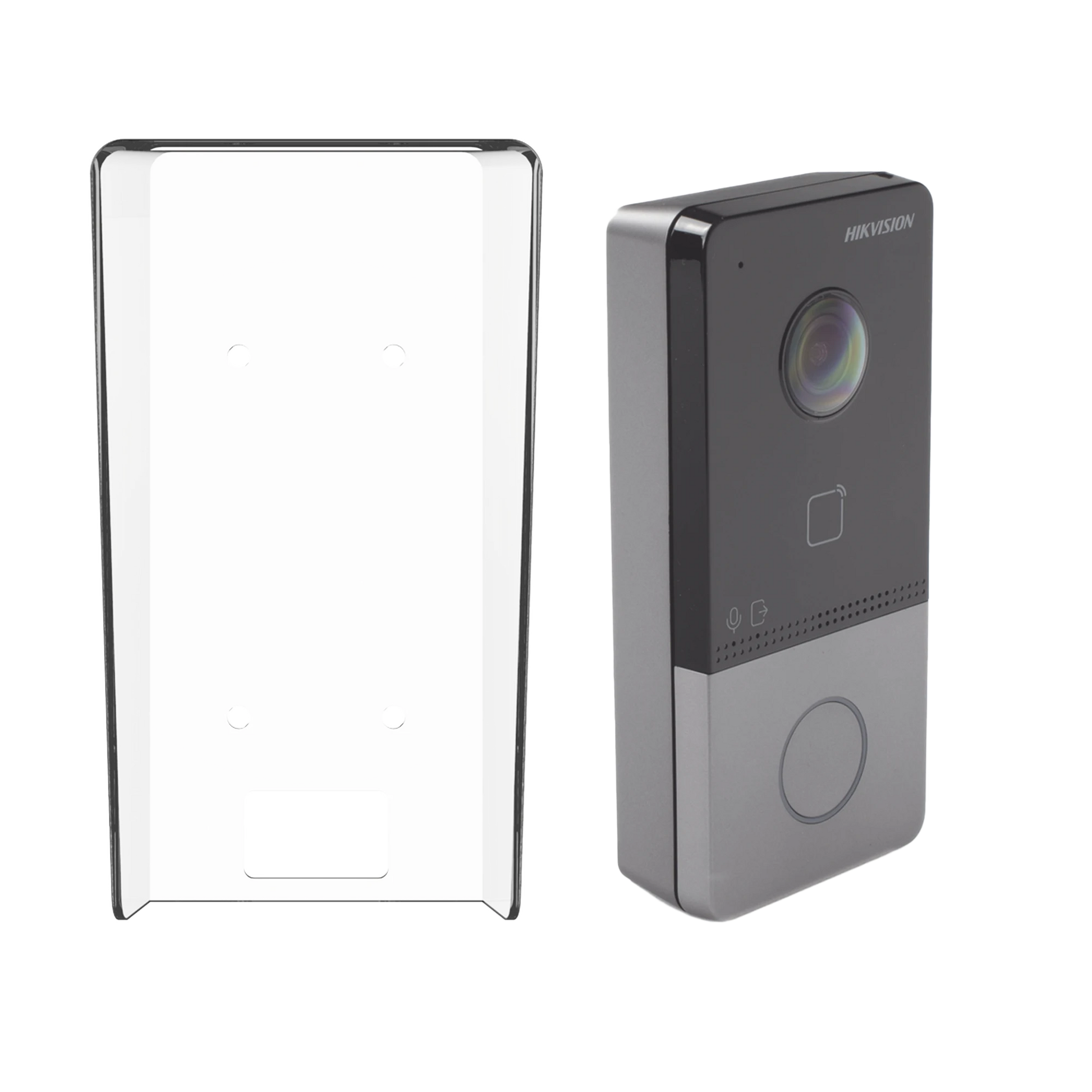 KIT VIDEOPORTERO IP + CARCASA PROTECTORA 2 MEGAPIXEL / POE ESTANDAR / IP65 / APERTURA DESDE HIK-CONNECT / SOPORTA 1 DEPARTAMENTO Y HASTA 6 MONITORES / SOPORTA TARJETAS MIFARE / 1 SALIDA RELAY-Videoporteros e Interfonos-HIKVISION-Bsai Seguridad & Controles