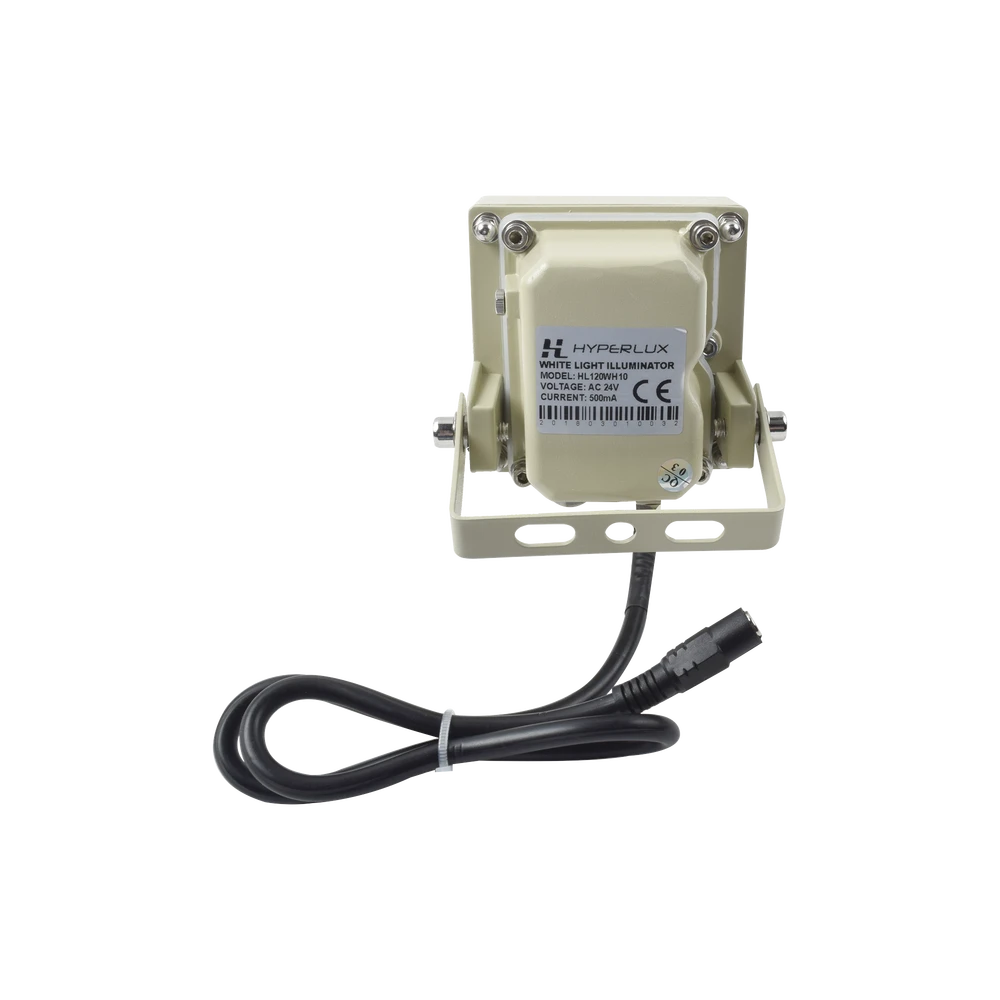ILUMINADOR LUZ BLANCA BAJO CONSUMO / COBERTURA 120° / 10 METROS DE ILUMINACIÓN-Accesorios Videovigilancia-HYPERLUX-Bsai Seguridad & Controles