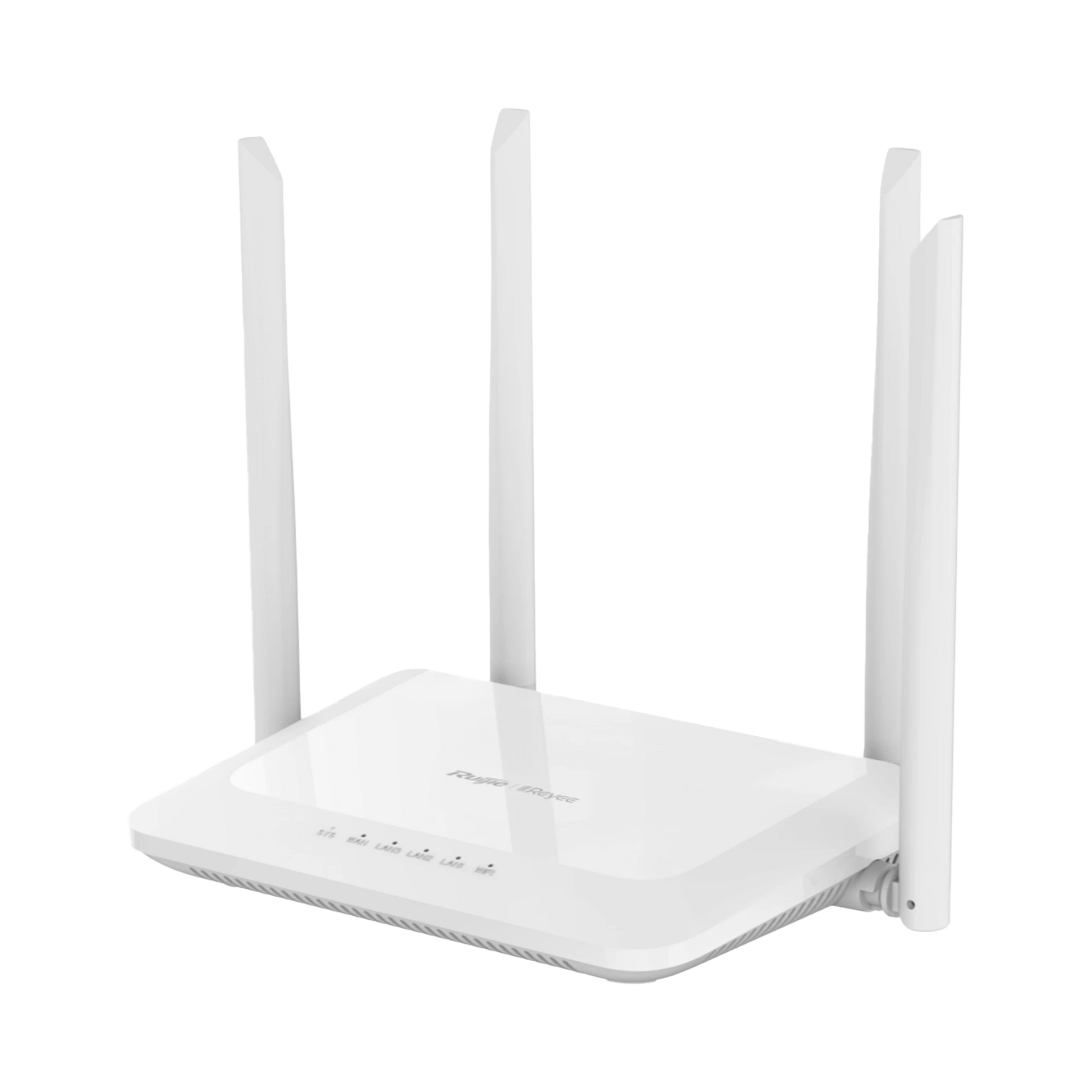 ROUTER INALAMBRICO WI-FI5 DOBLE BANDA, 1 PUERTO WAN 10/100 Y 3 PUERTOS LAN 10/100 HASTA 1,200 MBPS-Redes WiFi-RUIJIE-Bsai Seguridad & Controles