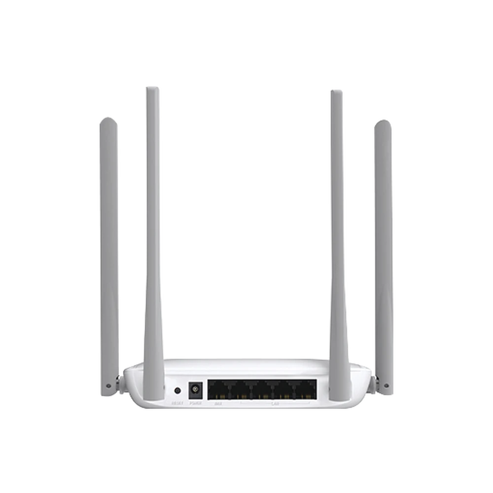 ROUTER INALÁMBRICO N 2.4 GHZ DE 300 MBPS 1 PUERTO WAN 10/100 MBPS 4 PUERTOS LAN 10/100 MBPS CON 4 ANTENAS DE 5 DBI-Redes WiFi-MERCUSYS-Bsai Seguridad & Controles