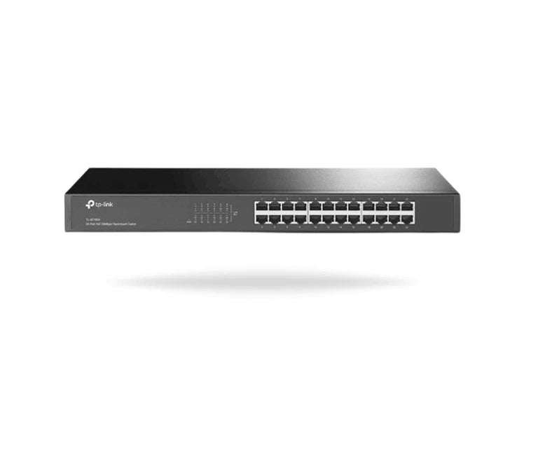 TP-LINK TL-SF1024 - SWITCH NO ADMINISTRABLE DE 24 PUERTOS 10/100 MBPS PARA MONTAJE EN RACK-Switches-TP-LINK-Bsai Seguridad & Controles