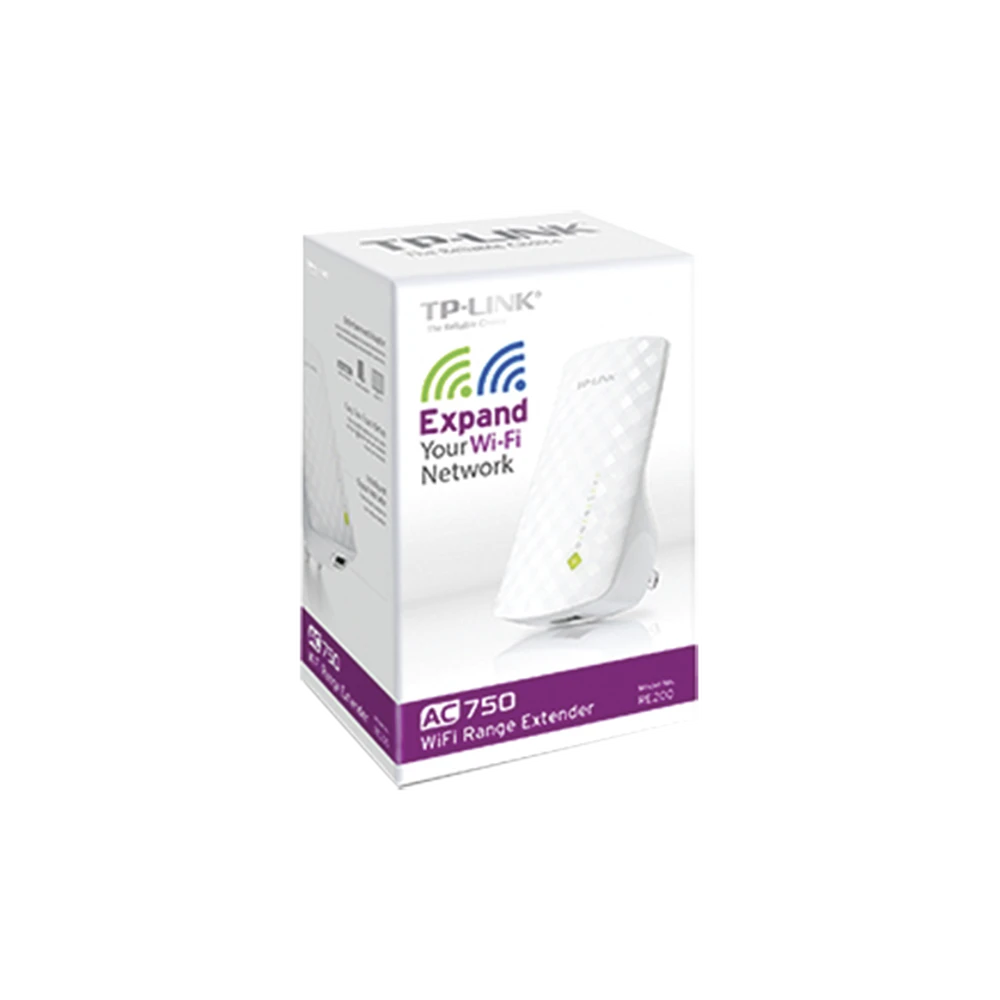 REPETIDOR / EXTENSOR DE COBERTURA WIFI AC, 750 MBPS, DOBLE BANDA 2.4 GHZ Y 5 GHZ, CON 1 PUERTO 10/100 MBPS-Redes WiFi-TP-LINK-Bsai Seguridad & Controles