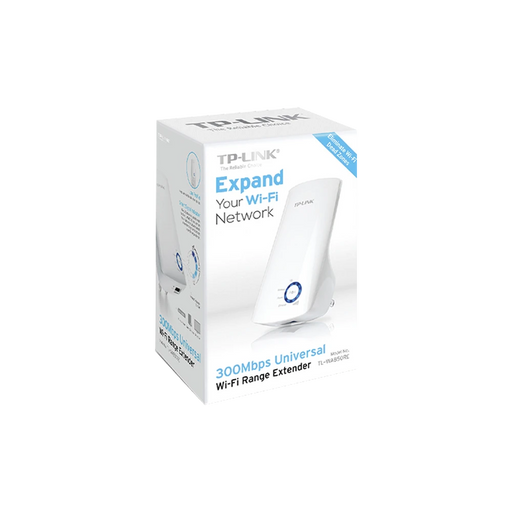 REPETIDOR / EXTENSOR DE COBERTURA WIFI N, 300 MBPS, 2.4 GHZ , CON 1 PUERTO 10/100 MBPS-Redes WiFi-TP-LINK-TL-WA850RE-Bsai Seguridad & Controles