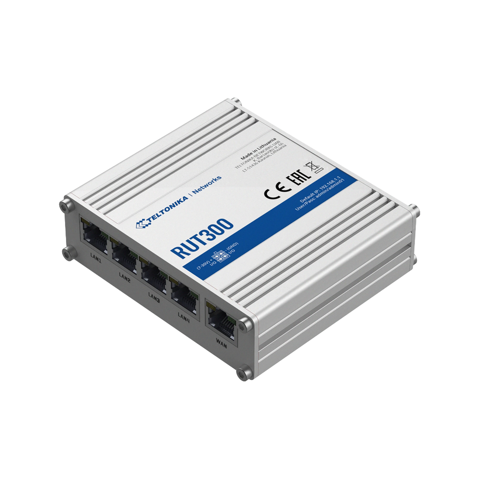 ROUTER INDUSTRIAL VPN, 5 PUERTOS 10/100 MBPS-Networking-TELTONIKA-Bsai Seguridad & Controles