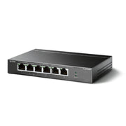 SWITCH POE NO ADMINISTRABLE DE ESCRITORIO 6 PUERTOS 10/100 MBPS, 4 PUERTOS POE, 67 W-Inyectores PoE-TP-LINK-Bsai Seguridad & Controles