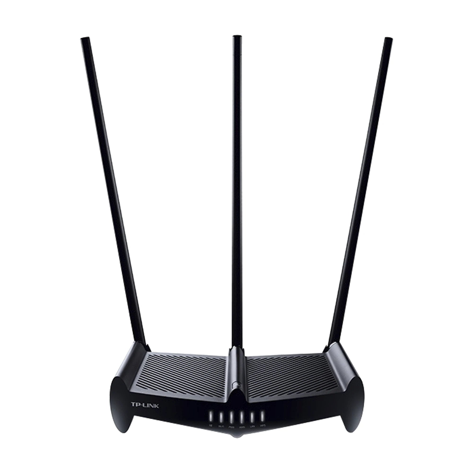 ROUTER INALÁMBRICO DE ALTA POTENCIA, 2.4 GHZ, 450 MBPS, 3 ANTENAS EXTERNAS OMNIDIRECCIONAL 9 DBI, 4 PUERTOS LAN 10/100 MBPS, 1 PUERTO WAN 10/100 MBPS, CONTROL DE ANCHO DE BANDA-Redes WiFi-TP-LINK-Bsai Seguridad & Controles