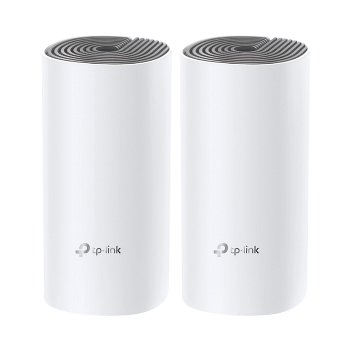 ROUTER INALÁMBRICO MESH PARA HOGAR, DOBLE BANDA AC 1200, DOBLE PUERTO 10/100 MBPS, INCLUYE 2 EQUIPOS, COMPATIBLE CON AMAZON ALEXA.-Redes WiFi-TP-LINK-DECO-E4-2PACK-Bsai Seguridad & Controles