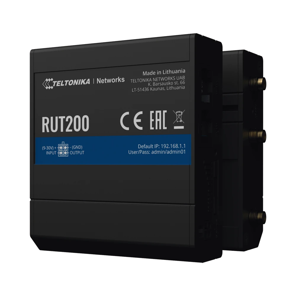 Router LTE, Slot para SIM, 2 puertos Ethernet 10/100 Mbps, Wi-Fi 2.4 GHz, Interfaz Amigable, Bandas B1, B2, B3, B4, B5, B7, B8, B28-Redes WiFi-TELTONIKA-Bsai Seguridad & Controles