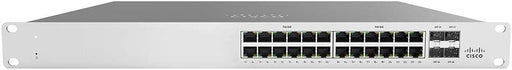 SWITCH CISCO MERAKI 24 X 10/100/1000 BASE T ETHERNET RJ45, 4 X 1 G SFP UPLINK (REQUIERE LICENCIAMIENTO OBLIGATORIO)-Switches PoE-CISCO-NIC-3185-Bsai Seguridad & Controles