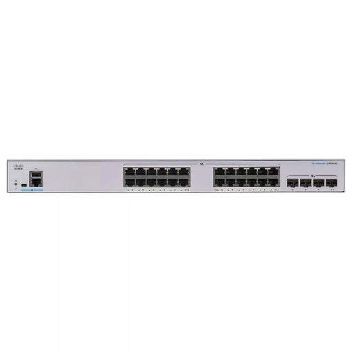 SWITCH CISCO BUSINESS CBS, 24 PUERTOS 10/100/1000 GIGABIT, 4 PUERTOS SFP, SMART (ADMINISTRACIÓN BÁSICA)-Switches PoE-CISCO-Bsai Seguridad & Controles