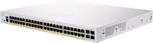 SWITCH CISCO BUSINESS CBS, 48 PUERTOS 10/100/1000 GIGABIT, 4 PUERTOS SFP, SMART (ADMINISTRACIÓN BÁSICA), POE-Switches PoE-CISCO-Bsai Seguridad & Controles